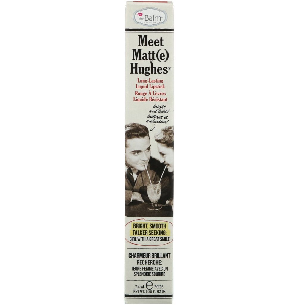theBalm Cosmetics, Meet Matt(e) Hughes, Batom líquido de longa duração, Honesto, 7,4 ml - Imagem 2