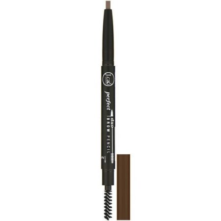 J.Cat Beauty, Lápis de sobrancelhas Perfect Duo, BDP108 Marrom claro, 0,25 g