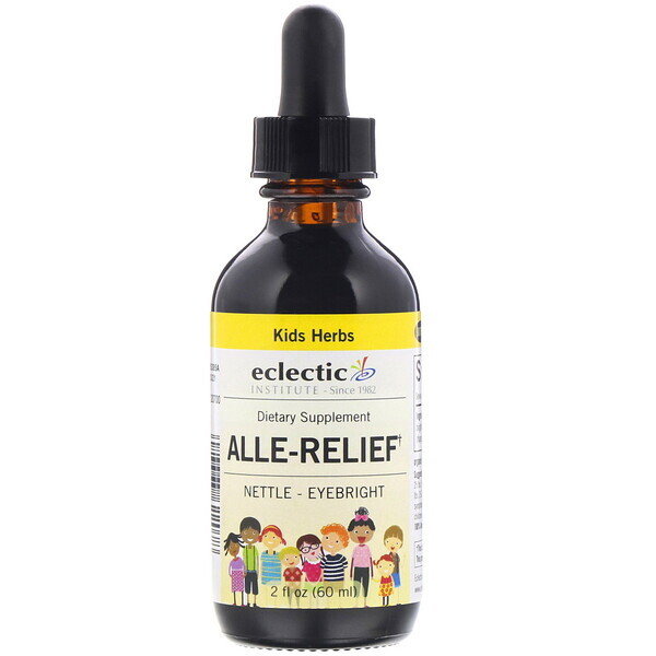 Eclectic Institute, Ervas Infantis, Alle-Relief, 60 ml (2 fl oz)