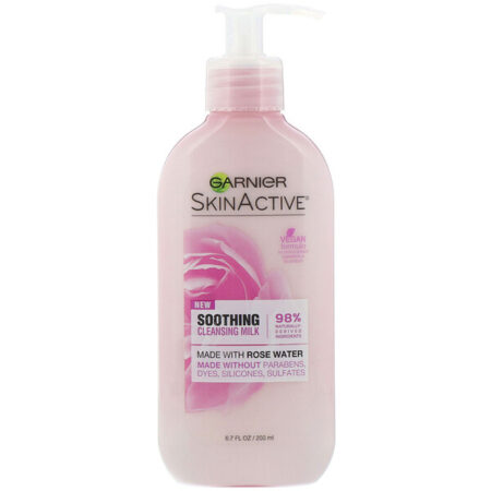 Garnier, SkinActive, Soothing Cleansing Milk with Rose Water, 6.7 fl oz (200 ml)