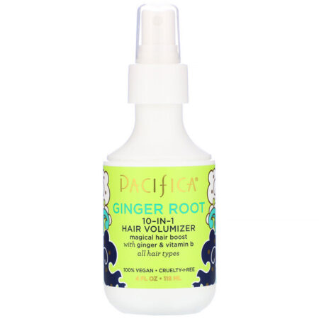 Pacifica, Ginger Root, Volumizador de Cabelo 10 em 1, 118 ml (4 fl oz)