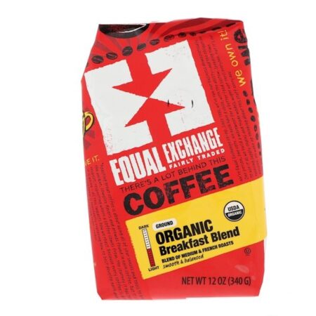 Equal Exchange, Orgânico, Café, mistura para o café da manhã, moído, 12 onças (340 g)