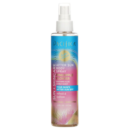 Pacifica, Sun + Skincare, After Sun Body Spray, Pineapple Flower, 6 fl oz (177 ml)