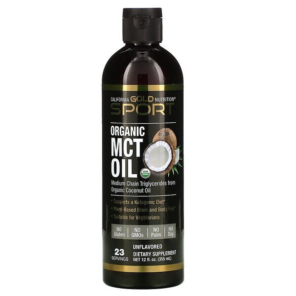 California Gold Nutrition, Óleo TCM Orgânico, 355 ml (12 fl oz)