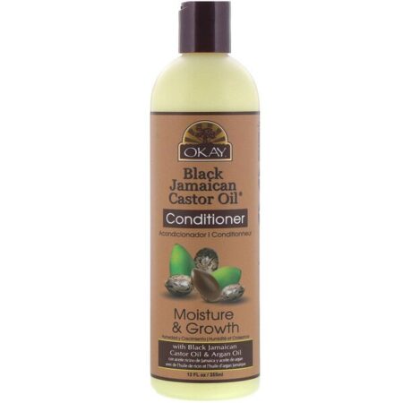 Okay Pure Naturals, Black Jamaican Castor Oil, Condicionador, 355 ml (12 fl oz)