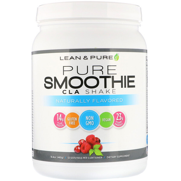 Lean & Pure, Pure Smoothie, Batido de CLA Com Sabor Natural, 16,9 oz (480 g)