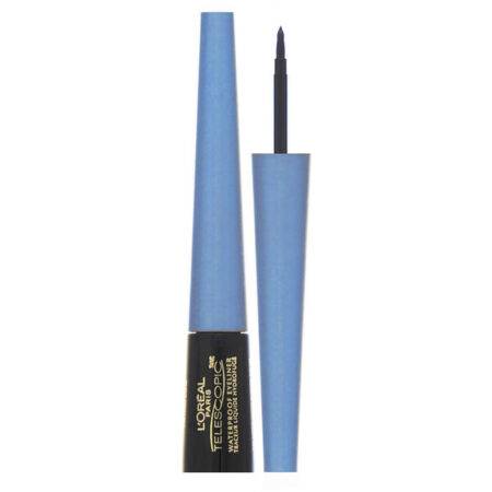 L'Oreal, Delineador líquido Telescopic Control Tip, Waterproof, Black 800, 2,45 ml