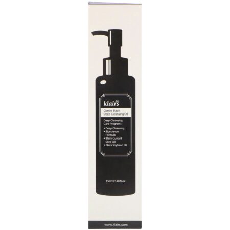 Dear, Klairs, Gentle Black Deep Cleansing Oil, 5.07 fl oz (150 ml) - Image 2