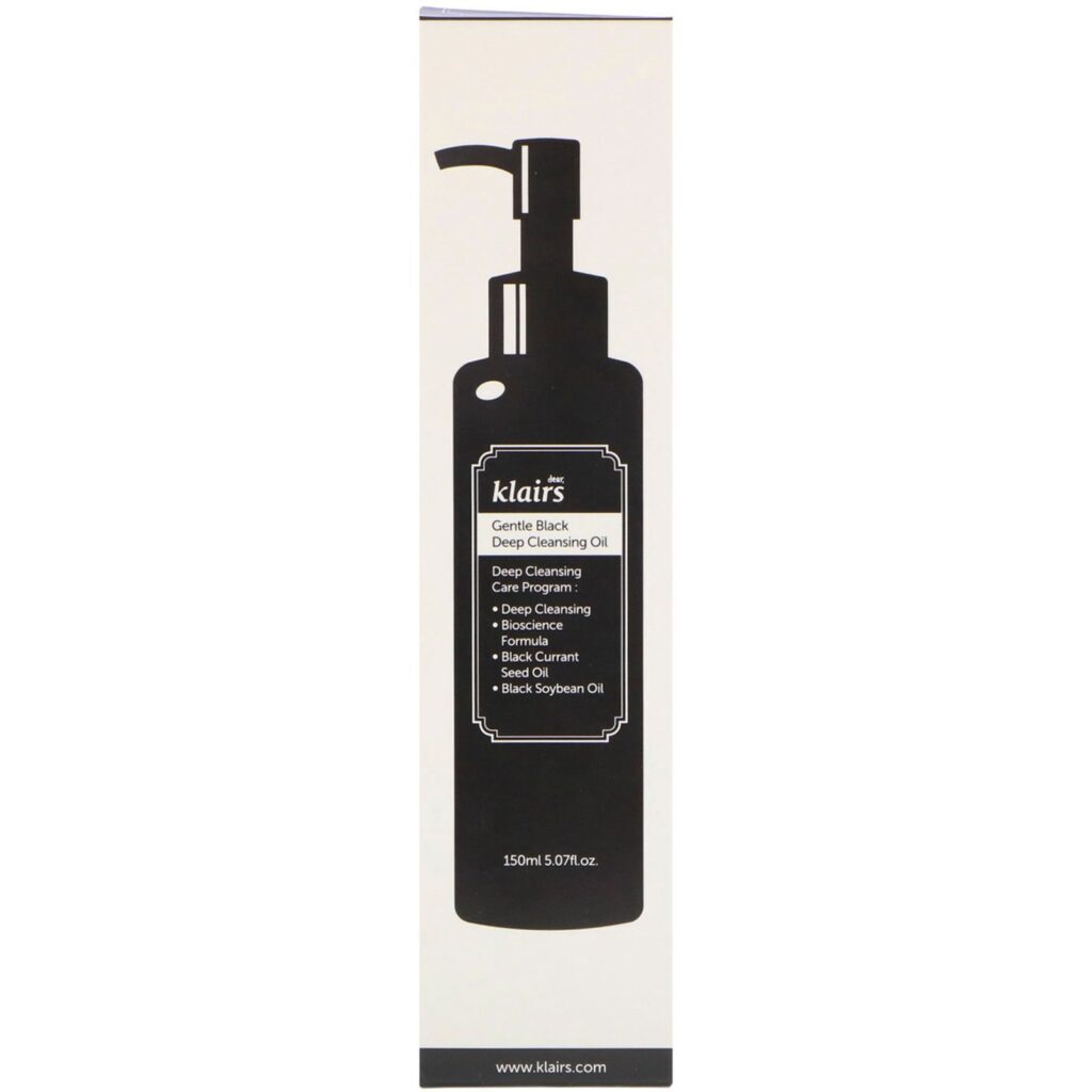 Dear, Klairs, Gentle Black Deep Cleansing Oil, 5.07 fl oz (150 ml) - Imagem 2