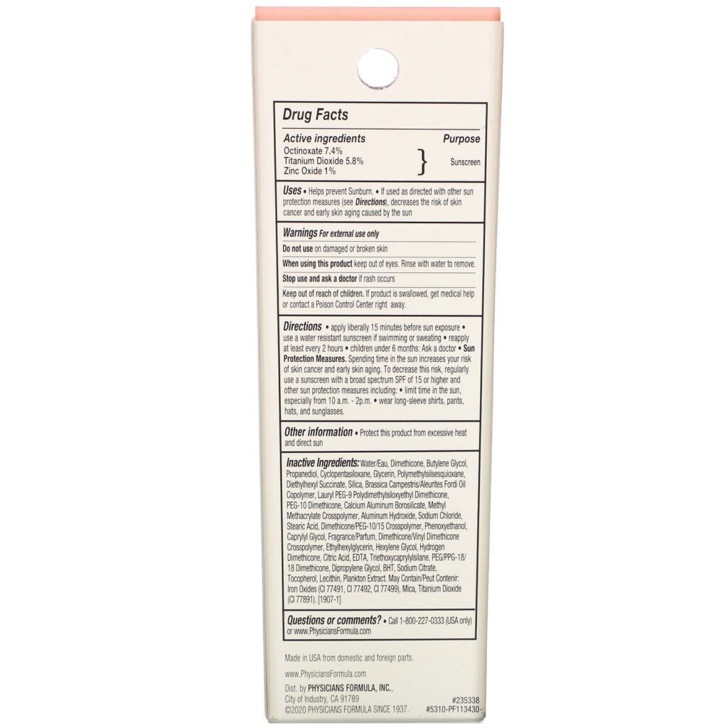 Physicians Formula, Natural Defense Foundation, SPF 30, Medium, 1 fl oz (30 ml) - Imagem 3