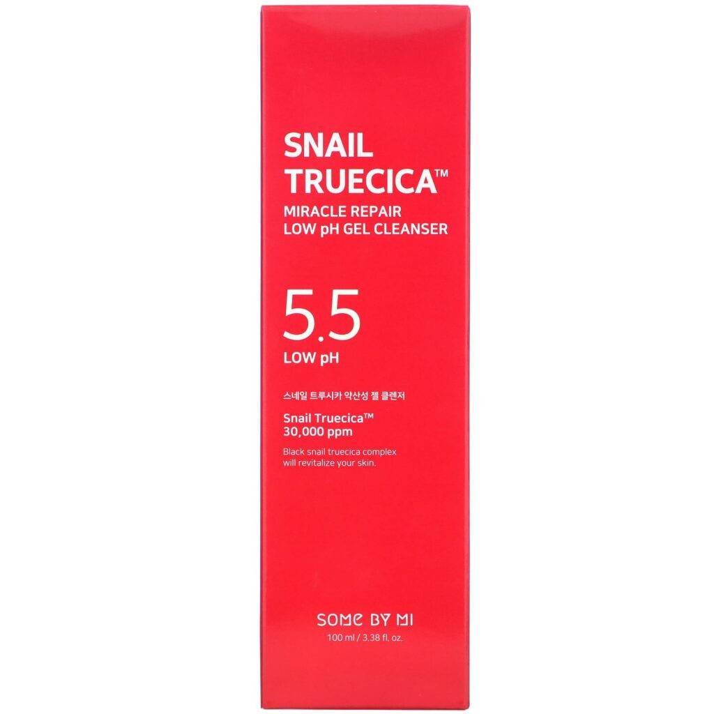 Some By Mi, Snail Truecica, Miracle Repair Low ph Gel Cleanser, 3.38 fl oz (100 ml) - Imagem 2