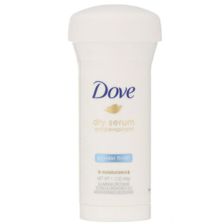 Dove, Sérum seco, Desodorante antitranspirante, Acabamento em pó, 48 g