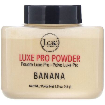 J.Cat Beauty, Pó profissional de luxo, LPP101 Banana, 42 g