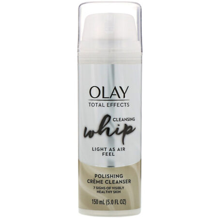 Olay, Total Effects, Cleansing Whip, Creme de Limpeza para Brilho, 150 ml (5 fl oz)