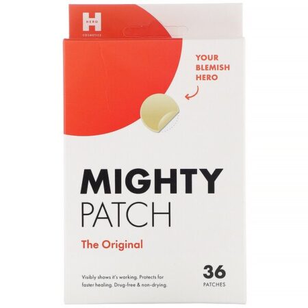 Hero Cosmetics, Mighty Patch, O Original, 36 Adesivos