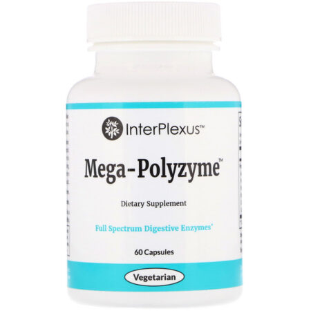 InterPlexus, Mega-Polyzyme, 60 Cápsulas