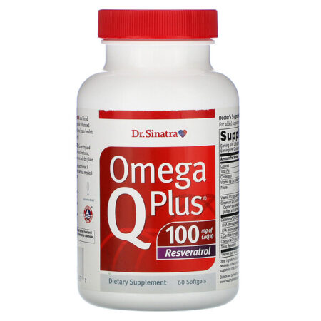 Dr. Sinatra, Omega Q Plus 100, Resveratrol, 60 Softgels