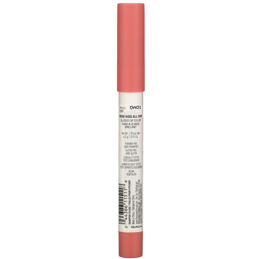 Physicians Formula, Rose Kiss All Day, Glossy Lip Color, I Do, 0.15 oz (4.3 g) - Imagem 2