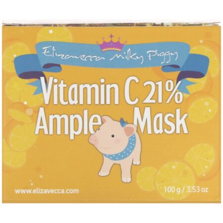 Elizavecca, Milky Piggy, Vitamin C 21% Ample Mask, 100 g (3,53 oz) - Image 2