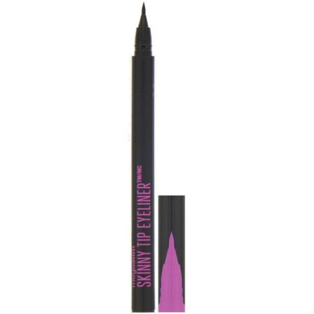 Wet n Wild, Delineador de ponta fina MegaSlim Skinny, Preto, 0,02 fl oz (0,6 ml)