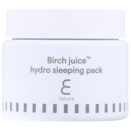 E-Nature, Birch Juice, Máscara Noturna Hídrica, 75 ml (2,5 fl oz)