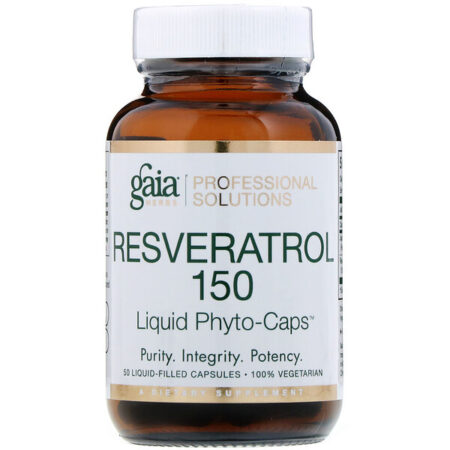 Gaia Herbs Professional Solutions, Resveratrol 150, 50 Cápsulas Líquidas