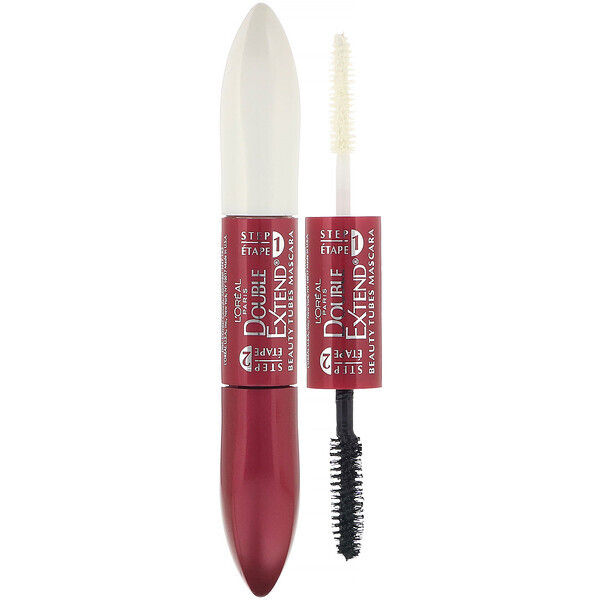 L'Oreal, Tubo de rímel Double Extend Beauty, Blackest Black 575, 5,2 ml/5 ml