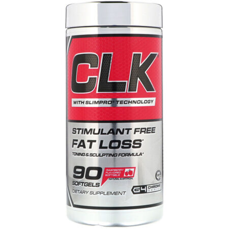 Cellucor, CLK, Perda de Gordura Sem Estimulantes, Sabor de Framboesa, 90 Cápsulas Softgel