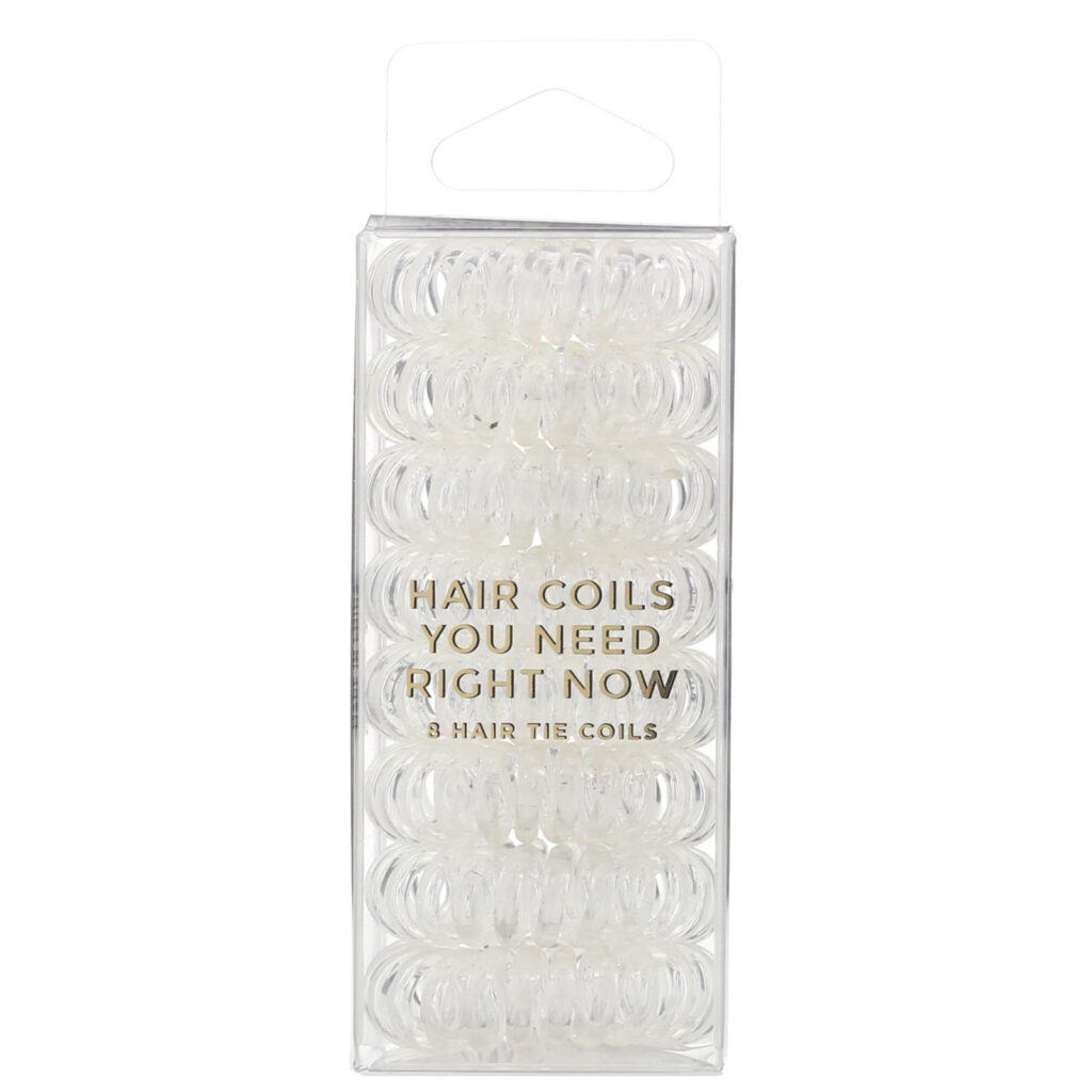 Kitsch, Hair Coils, Transparent, 8 Pieces - Imagem 2