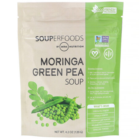 MRM, Souperfoods, Sopa de Moringa e Ervilha Verde, 120 g (4,2 oz)