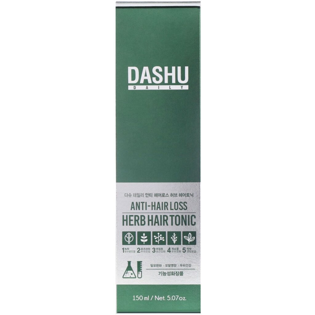 Dashu, Tônico Capilar Herbáceo Antiqueda, 5,07 oz (150 ml) - Imagem 2