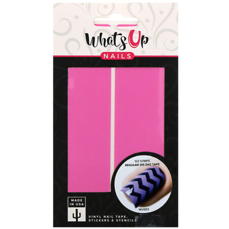 Whats Up Nails, Fita Zigue-Zague Regular, 122 tiras