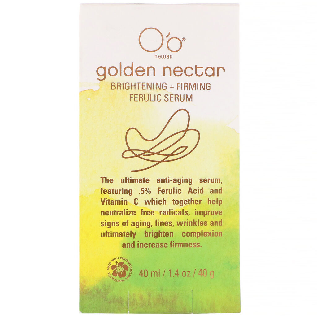 O'o Hawaii, Golden Nectar, Sérum clareador e firmador, 40 ml (1,4 oz) - Imagem 2