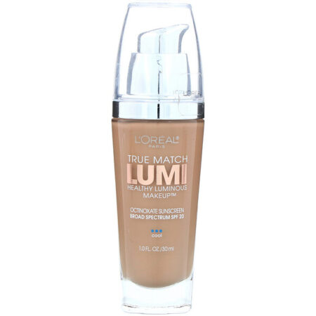 L'Oreal, True Match, maquiagem para luminosidade saudável, FPS 20, C5 Classic Beige, 30 ml