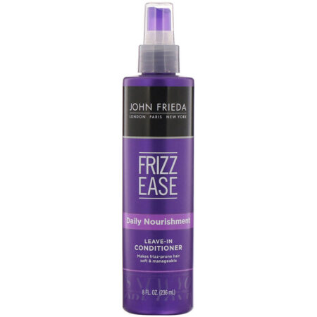 John Frieda, Frizz Ease, Nutrição diária, condicionador leave-in, 236 ml