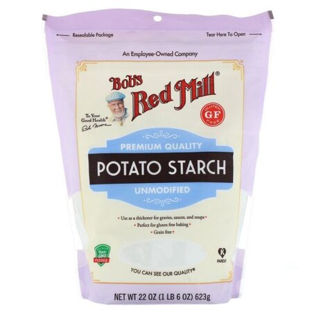 Bob's Red Mill, Amido de Batata, Não Modificado, Sem Glúten, 22 oz (623 g)