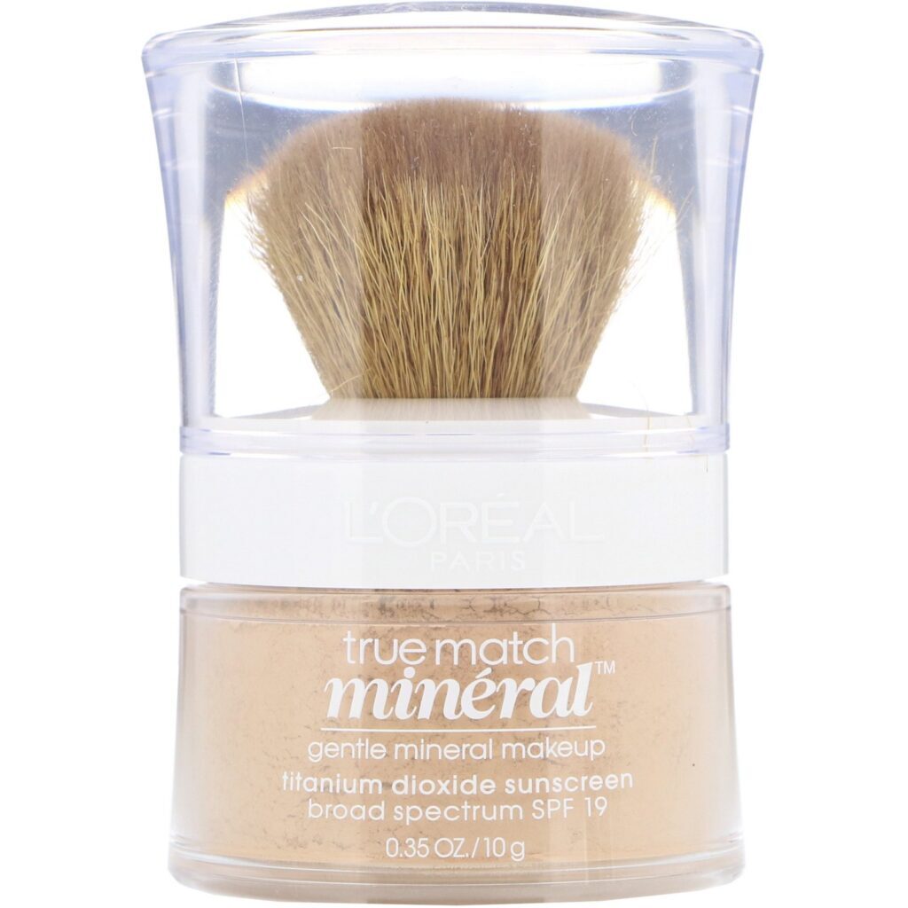 L'Oreal, True Match, Base mineral, FPS 19, W1-2/458 Marfim claro, 10 g - Imagem 2