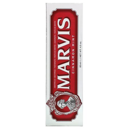 Marvis, Fluoride Toothpaste, Cinnamon Mint, 4.5 oz (85 ml) - Image 2