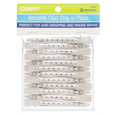 Conair, Presilhas versáteis Stay in Place, 12 presilhas para penteado