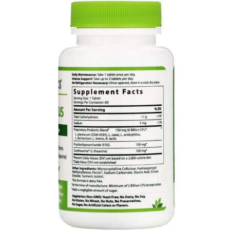 Hyperbiotics, GBX-Focus, Conexão entre o Intestino e o Cérebro, 6 Bilhões de CFUs, 60 Comprimidos Patenteados de Liberação Gradual - Image 2