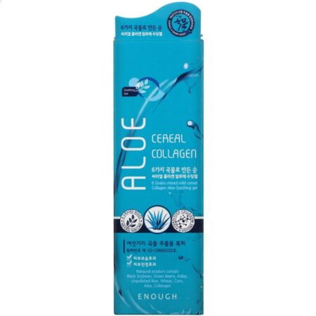 Enough, Aloe, Cereal Collagen, Soothing Gel, 100 ml — foto 2 Enough, Aloe, Cereal Collagen, Soothing Gel, 100 ml — foto 2