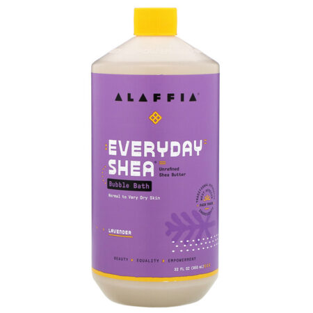 Everyday Shea, Bubble Bath, Lavender, 32 fl oz (950 ml)