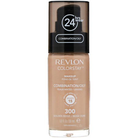 Revlon, Colorstay, maquiagem, pele mista/oleosa, 300 Golden Beige, 30 ml