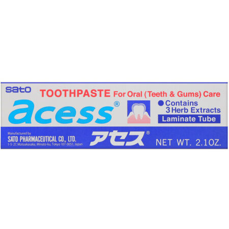 Sato, Acess, Creme dental de cuidado oral, 2,1 oz (60 g)