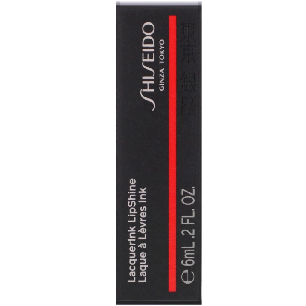 Shiseido, LacquerInk LipShine, 307 Scarlet Glare, .2 fl oz (6 ml) - Imagem 2