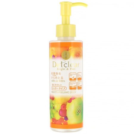 Meishoku, Detclear, Clareia e Esfolia, Gelatina Esfoliante de Frutas, Frutas Mistas, 180 ml (6,1 fl oz)