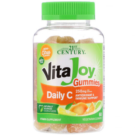 21st Century, VitaJoy, Gomas Diárias de Vitamina C, 60 Gomas Vegetarianas