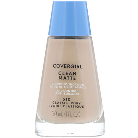 Covergirl, Base líquida Clean Matte, 510 Marfim clássico, 30 ml