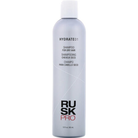 Rusk, Pro, Hydrate 01, shampoo, para cabelos secos, 355 ml