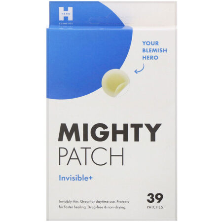 Hero Cosmetics, Mighty Patch, Invisible+, 39 Adesivos